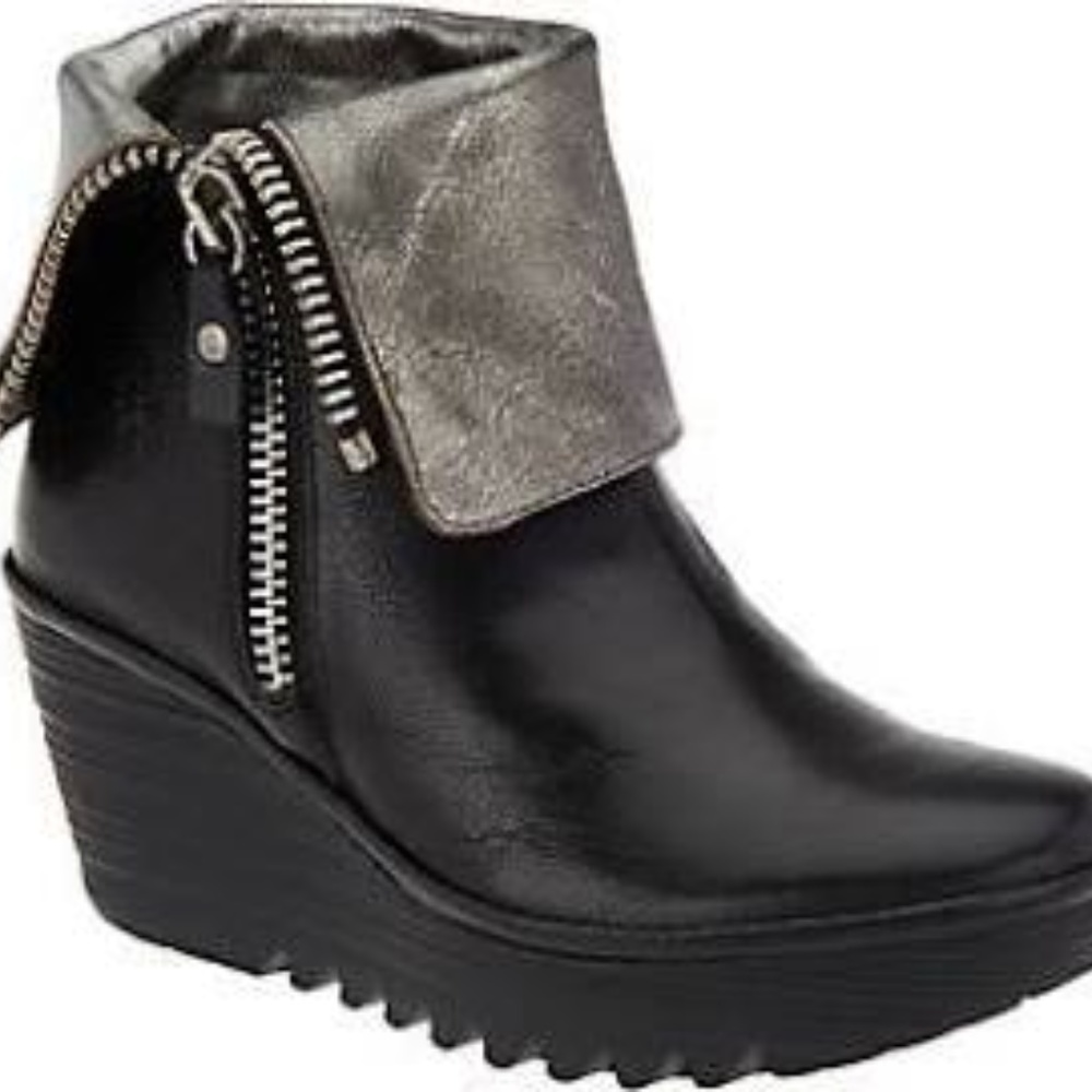 Fly London 'Yex' Platform Wedge Bootie